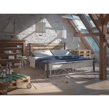 Металлическая кровать Нарцисс